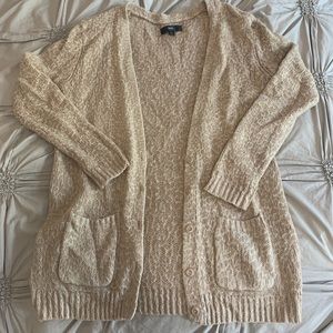Mossimo brown fur cardigan
